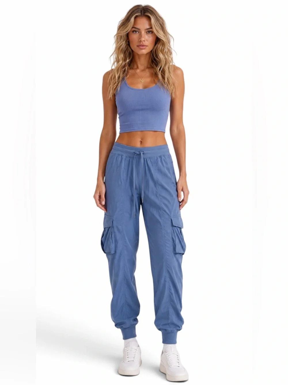 Lululemon – Dance Studio Relaxed-Fit Mid-Rise Cargo Jogger – Oasis Blue - Sz. S